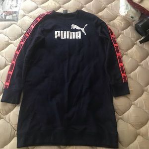 A long sleeve puma dress